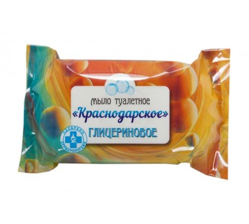Мыло туалетное «Краснодарское» ГЛИЦЕРИНОВОЕ 100 гр (66 шт/кор)