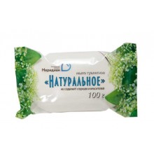 Мыло туалетное Меридиан "Натуральное" без отдушек и красителей 100гр (66 шт/кор)