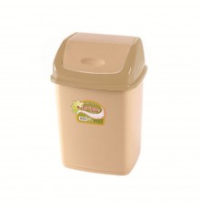 Урна для мусора Фантазия 18 л песочная (уп12шт)  09403
