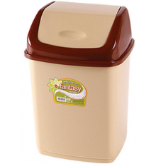 Урна для мусора Фантазия 5л беж(уп48шт)  09401