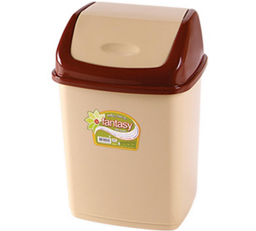 Урна для мусора Фантазия 5л беж(уп48шт)  09401