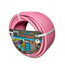 Шланг поливочный Жук FLY 3/4" 3-х слойный розовый (бухта 25 метров)