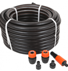 Набор для полива со шлангом Жук оптима 25м 3/4" и регулируемой насадкой