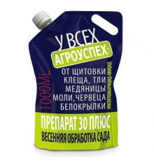 Средство от вредителей ПРЕПАРАТ 30 ПЛЮС 1л дой-пак (12) Агроуспех  арт.123268
