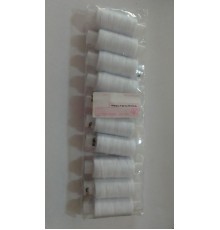 Нитки белые №40 ТМ "Красная нить"  200м намот (10шт/уп)