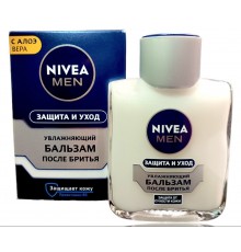 НИВЕЯ Бальзам п/бритья Увлажняющий Защита и уход (синий) 100мл.(6/сп/24/кор) 81300