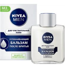 НИВЕЯ Бальзам п/бритья Успокаивающий д/чувств.кожи 100мл  6*24* арт.81306