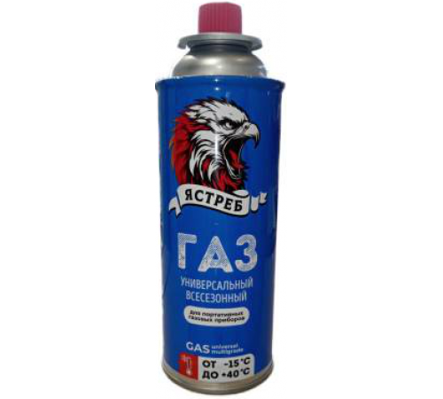 Ястреб Газ универсальный всесезонный  220г (28 шт/уп ,1680 шт-в паллете)