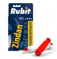 Гель от тараканов Зиндан 30г шприц в коробке (25) Рубит арт.90873