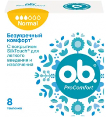 Тампоны О.b ProComfort Нормал 8шт *8
