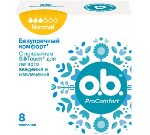 Тампоны О.b ProComfort Нормал 8шт *8