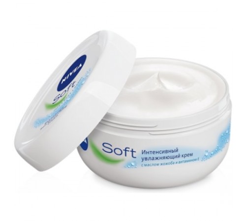 Нивея SOFT Крем для лица и тела SOFT Интенсивный увлажняющий 200мл (банка)  6*24 арт.89050