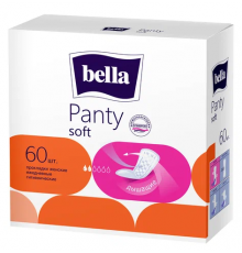BELLA PANTY SOFT ежедневные прокладки 60шт (12/уп) /864 (720)