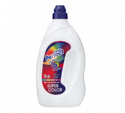 Средство для стирки "Vesta" PERFECT Super Color 1,5 л. 8 шт.