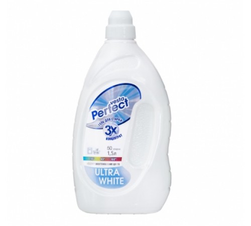 Средство для стирки "Vesta" PERFECT Ultra White 1,5 л. 8 шт.