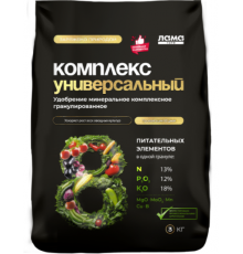 Комплекс универсальный, удобрение минеральное гранулированное Лама Торф 3 кг