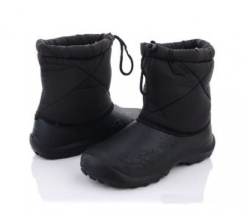 Сапоги Женские дутики №БЖ-14 черные рр38-42 (6шт/уп)