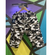 Шорты мужские камуфляж арт. В05 серый рр L-3XL (12/уп)