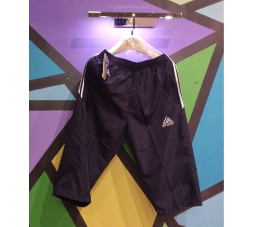 Шорты мужские арт. 794 темно синие рр XL-5XL с полосками 10/уп