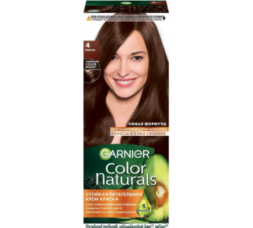 Garnier Color Naturals Краска д/волос 4 Каштан *3*12