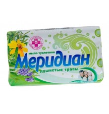 Мыло туалетное "Меридиан" Душистые травы 100гр в индив. уп. из ЛАМИНИР. БУМАГ.(58шт/кор)