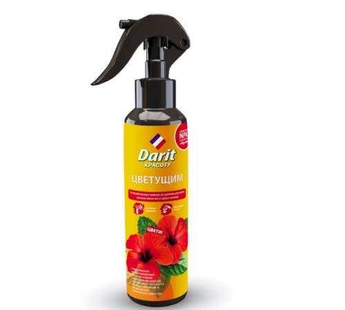 Удобрение спрей для цветущих комнатных и садовых растений 250мл (12) Дарит арт. 115598
