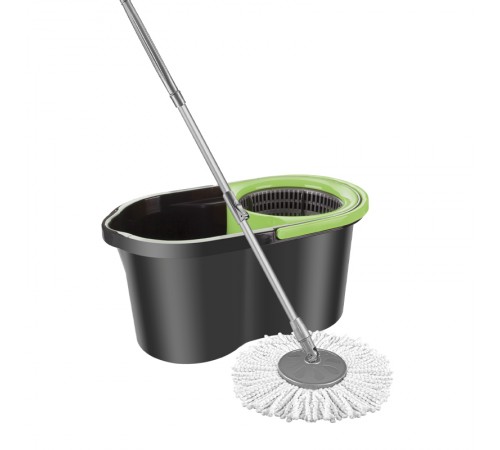 ECO   MOP  STYLE  набор для уборки в индивид. упак зеленый-черный.14л  арт.712