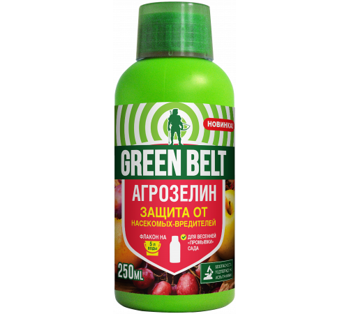 Агрозелин (Вазелиновое масло) от вредителей (фл 250мл)  GREEN BELT - 25шт/кор 01-805