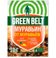 инсектицид Муравьин (50г/кг диазинона) (пак 10 гр)  GREEN BELT - 350шт/кор 01-464
