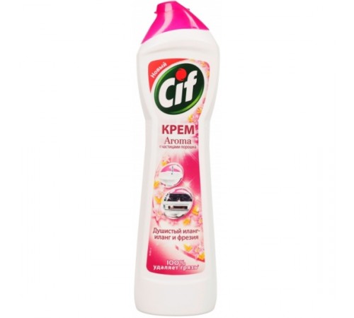 Сиф CIF Крем чистящий Розовая Свежесть 500мл   8*16 / 240