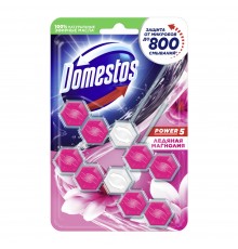 DOMESTOS Блок д/унитаза POWER 5 Ледяная магнолия 2х55г
