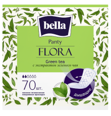 BELLA PANTY FLORA Green tea Прокладки ежедневные 70шт