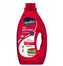 QUALITA Жидкое средство для стирки цветных вещей гель 1000мл