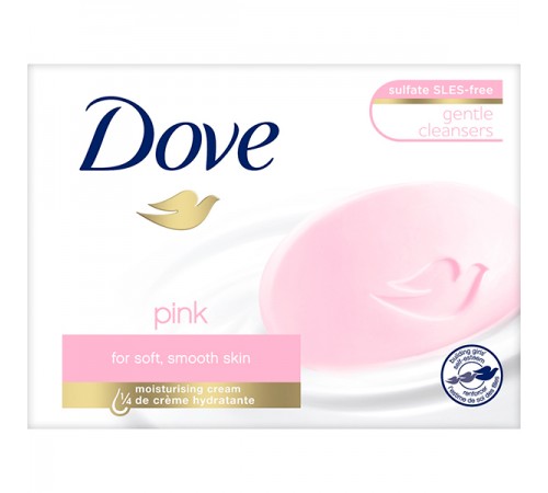 DOVE Крем-мыло Pink для нежной гладкой кожи 90г