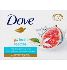 DOVE Крем-мыло Инжир и лепестки апельсина/Restoring 90г