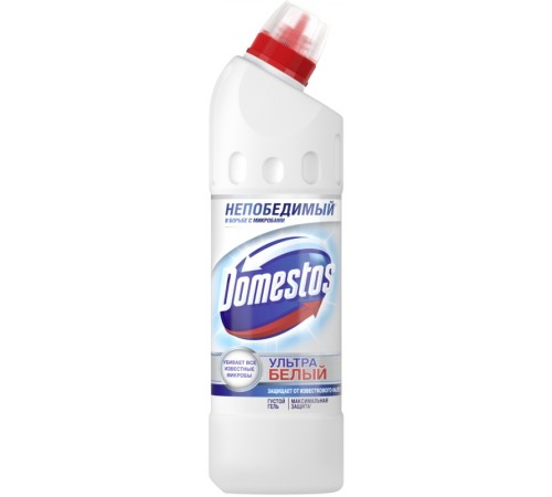 DOMESTOS Средство чистящее Ультра Белый, универсальное 500мл   14*28