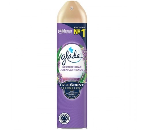 Освежитель воздуха Глейд Лаванда и Алоэ 300мл  1/12