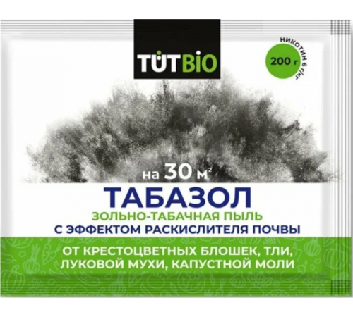Средство от тли, щитовки, белокрылки и других вредителей ТАБАЗОЛ 200г (30) ТУТ БИО арт. 115445