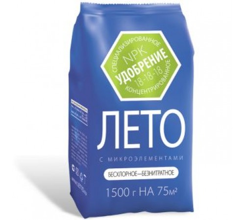 Удобрение Летнее с микроэлементами 1,5кг (10) минеральное Летто арт. 68525