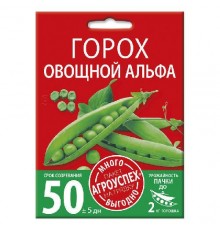 Горох Альфа, семена Агроуспех Много-Выгодно 40г арт. 130898Г (5шт/уп)