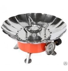 Печка газовая портативная трансформер круглая "Лепесток" средняя 203