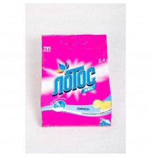 СМС порошок "Лотос-Волга"  "Лимон" ручная стирка п/э 2400гр/7 штарт.4398