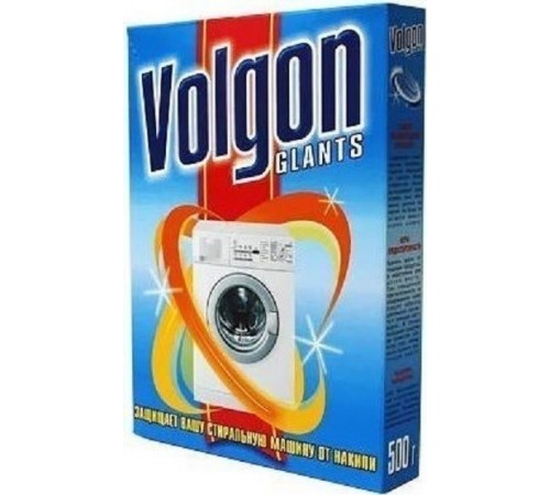 Средство водосмягчяющее VOLGON Glants, 500 гр/22шт уп.арт.4009