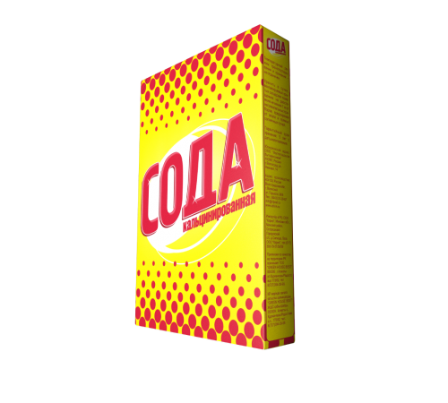 Сода кальцинированная ГОСТ, 600гр 22шт/корарт.98