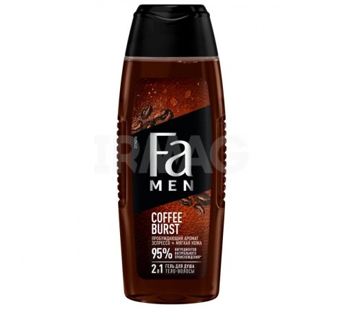 Гель для душа ФА MEN 250мл Coffee Burst 2 в 1(аромат Эспрессо) 5*10