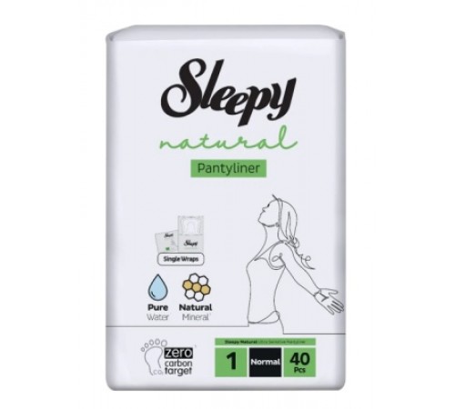 Слипи Натурал прокл.Ежедневные Natural 40 шт.Нормал *6/24