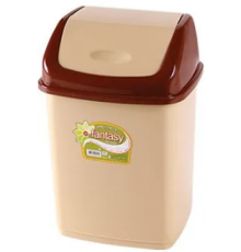 Урна для мусора Фантазия 10л кор.беж (уп24шт) арт.09402