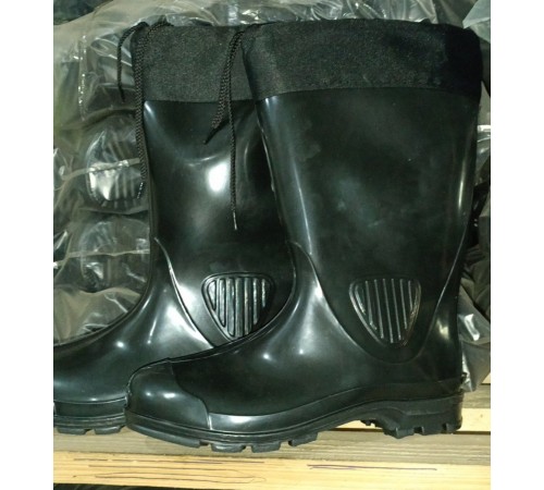 Сапоги мужские  ПВХ арт 252  черные (10 пар)