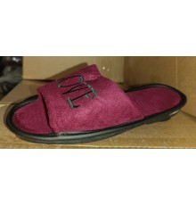 Тапочки женские домашние полиуретан 36-41 арт 009 LOVE бордо (12пар/уп)