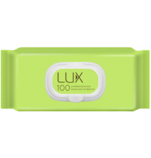 Влажные салфетки LUX №100 универс. с пластиковым клапаном (12шт/кор) арт. 80485
